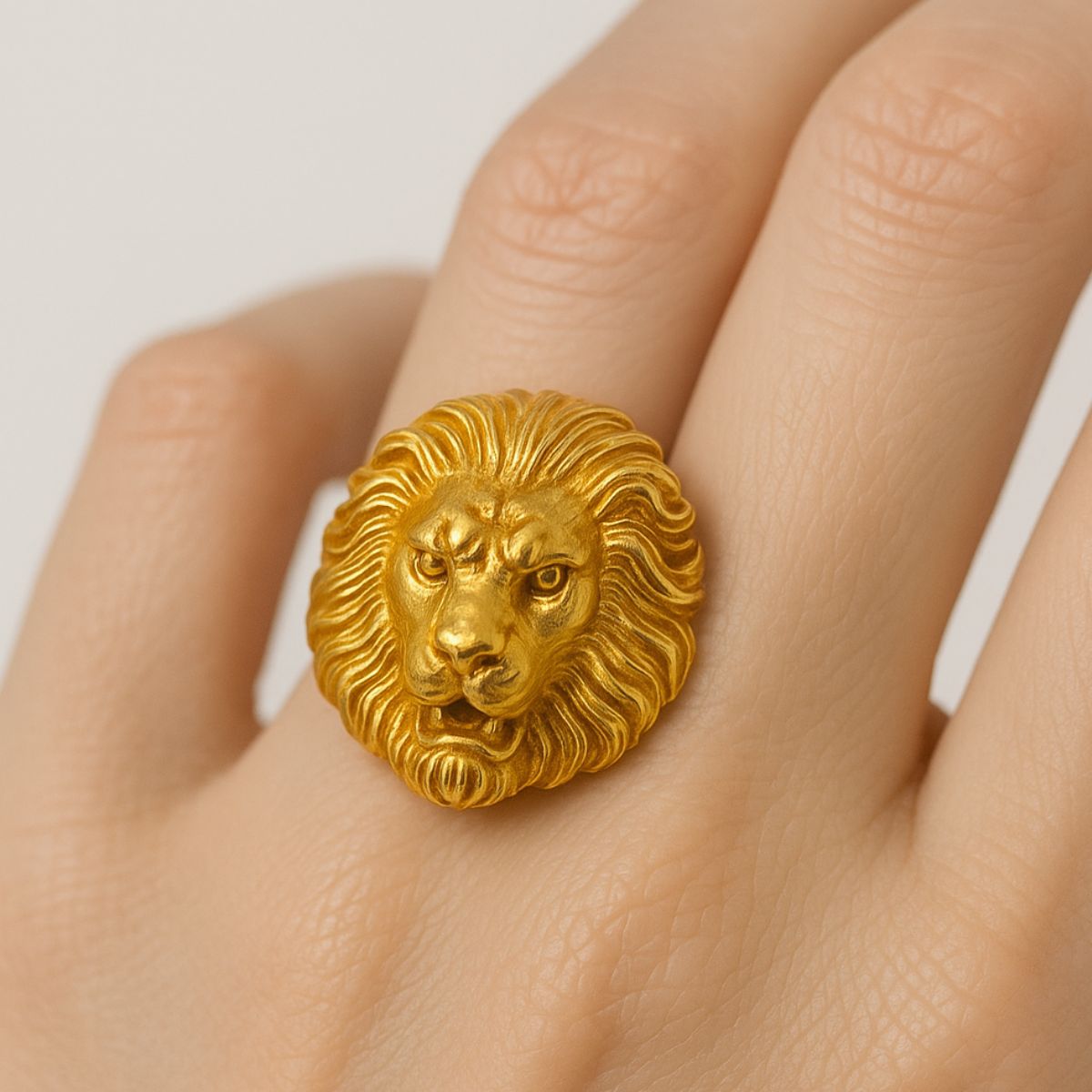 Statement Lion Ring