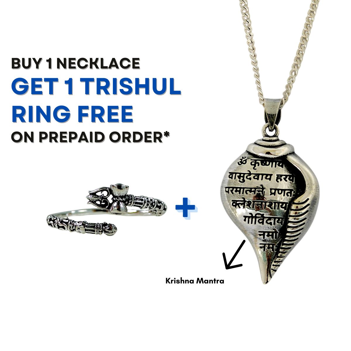 Thakur Ji Shankh Mantra Pendant