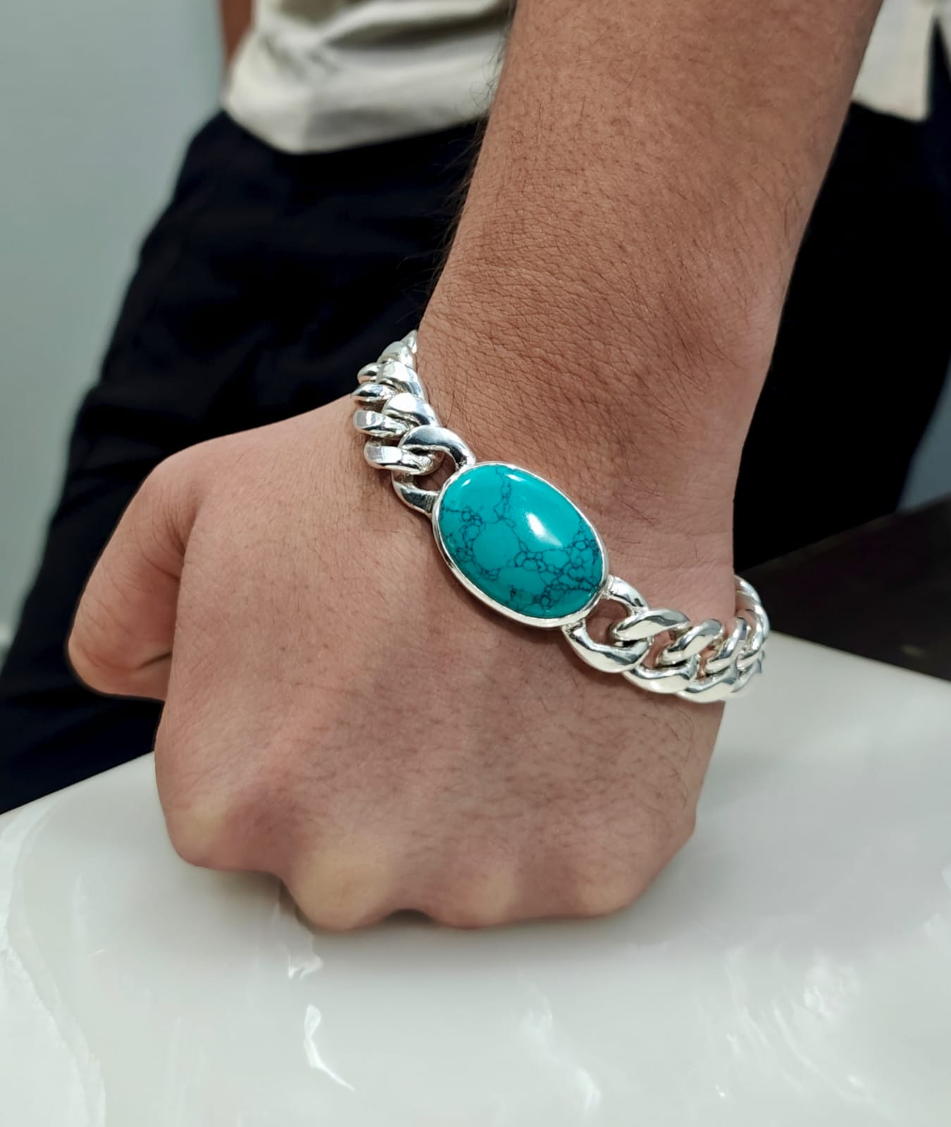 Salman Khan hunk bracelet 🌟 999 Silver Plated