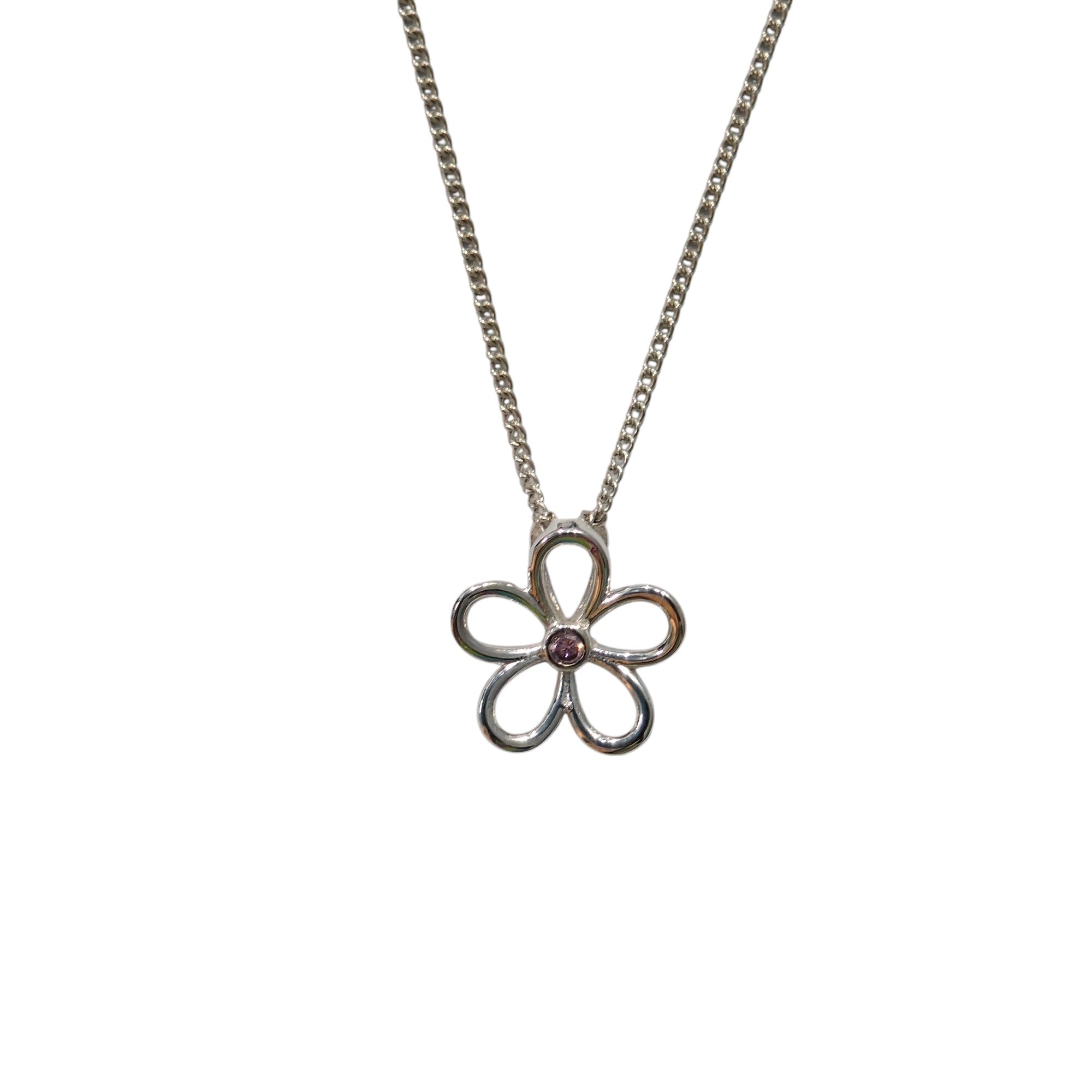 Amethyst Bloom Necklace in 92.5 Silver
