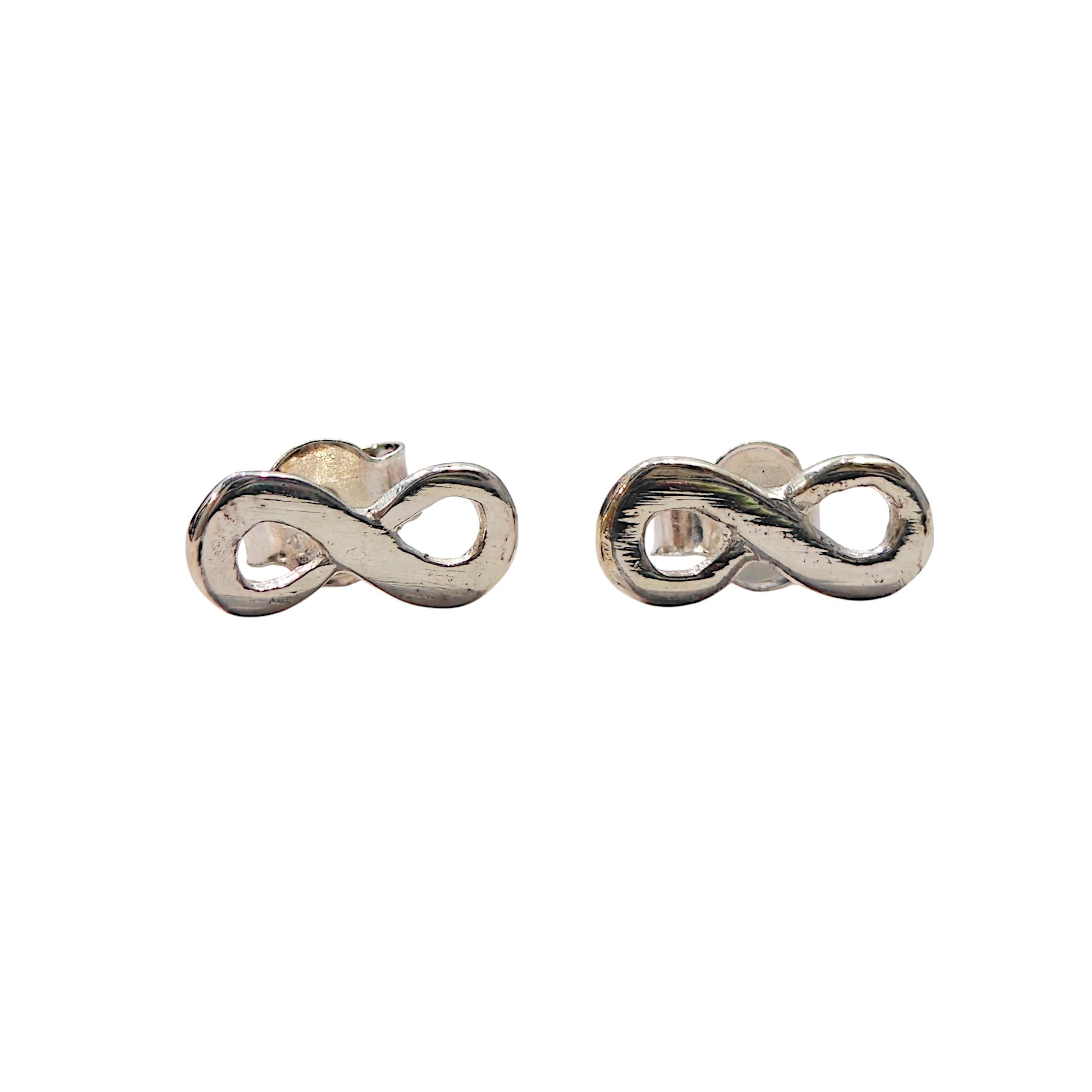 Infinity Ear Stude in 92.5 Silver