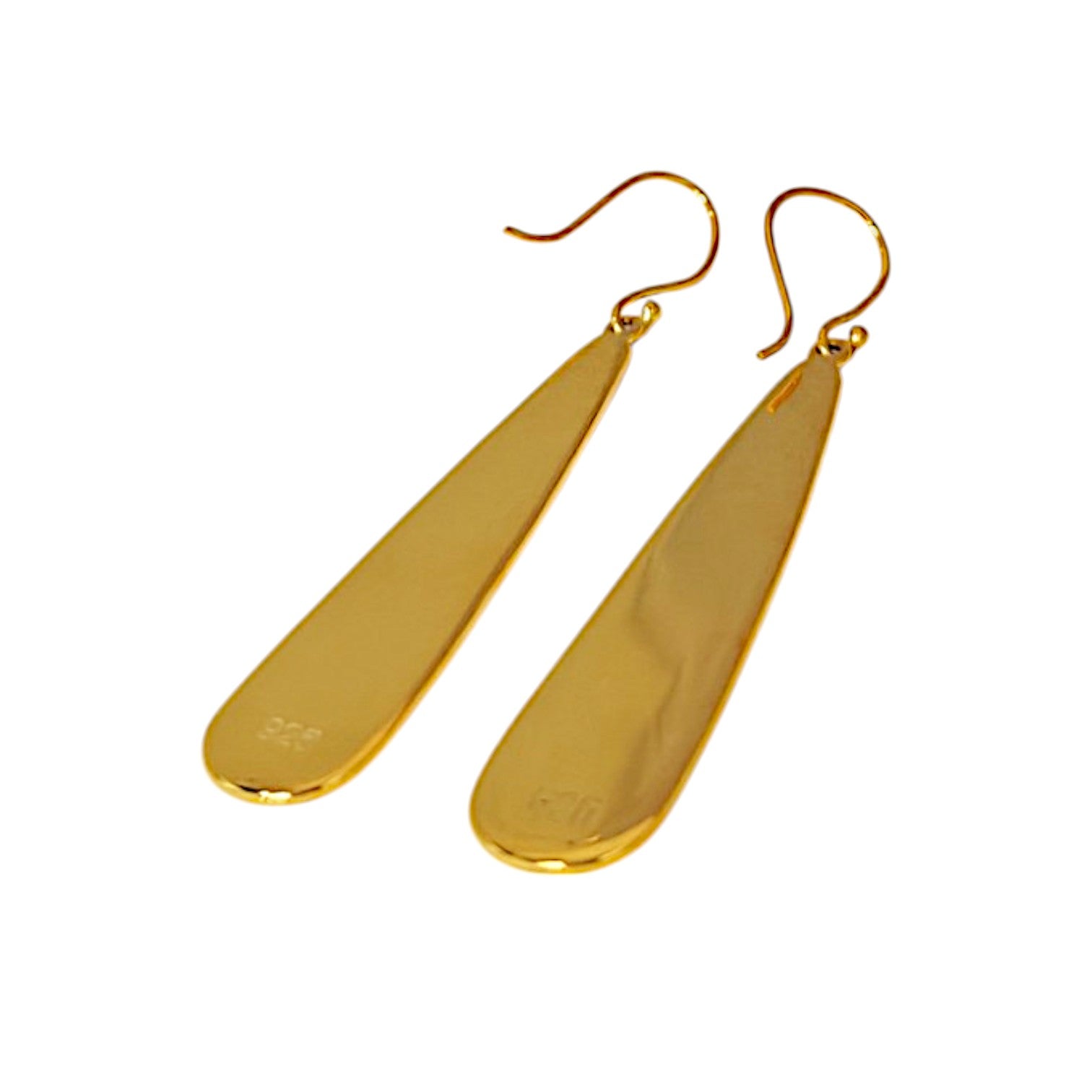 Long Petala Earrings in 18K Gold Plating