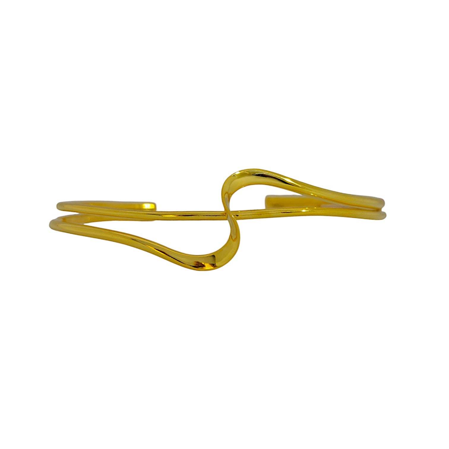 Flow Cuff with 18k Gold Plating