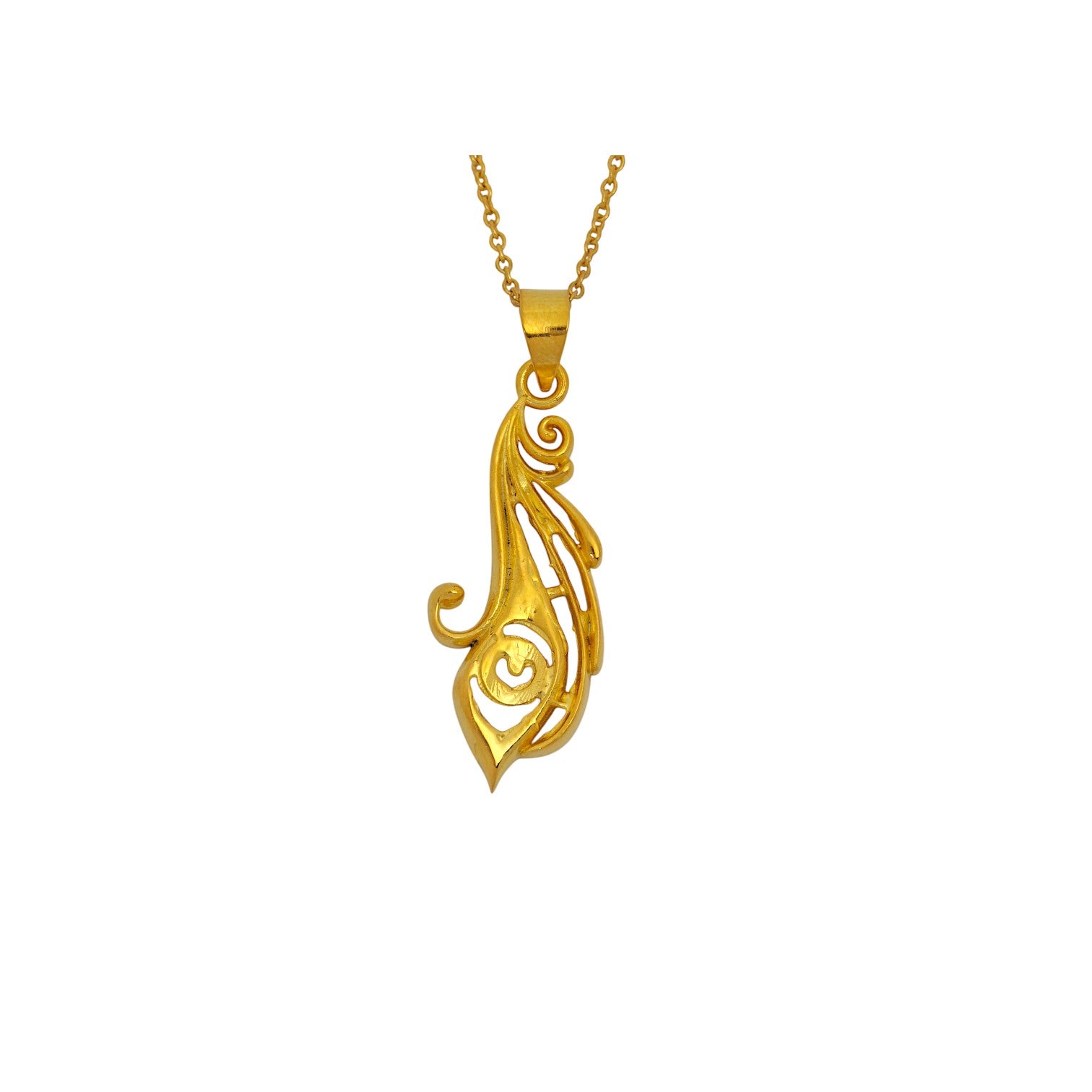 Kanha Morpankh Necklace in 18k Gold Plating