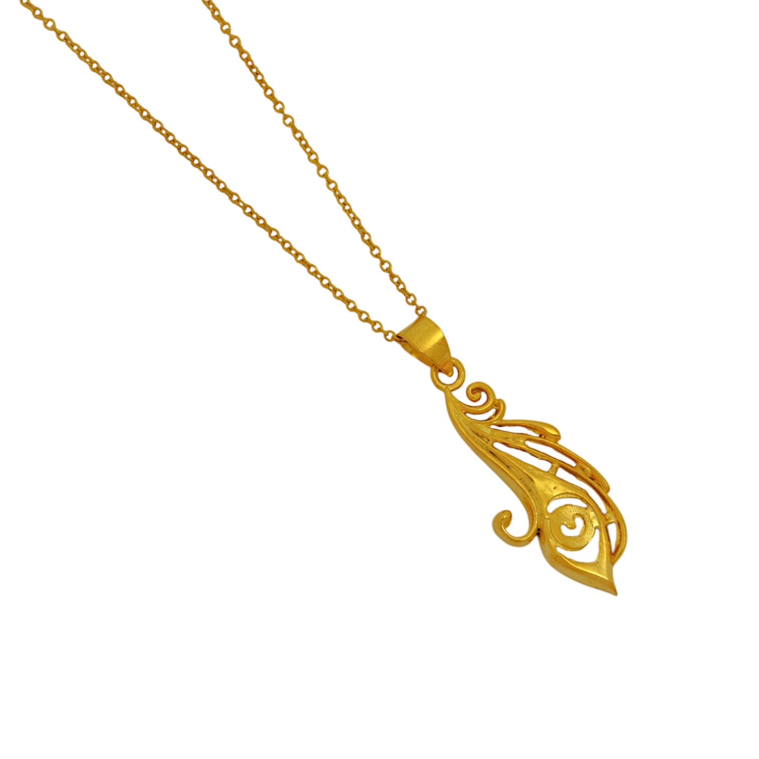 Kanha Morpankh Necklace in 18k Gold Plating