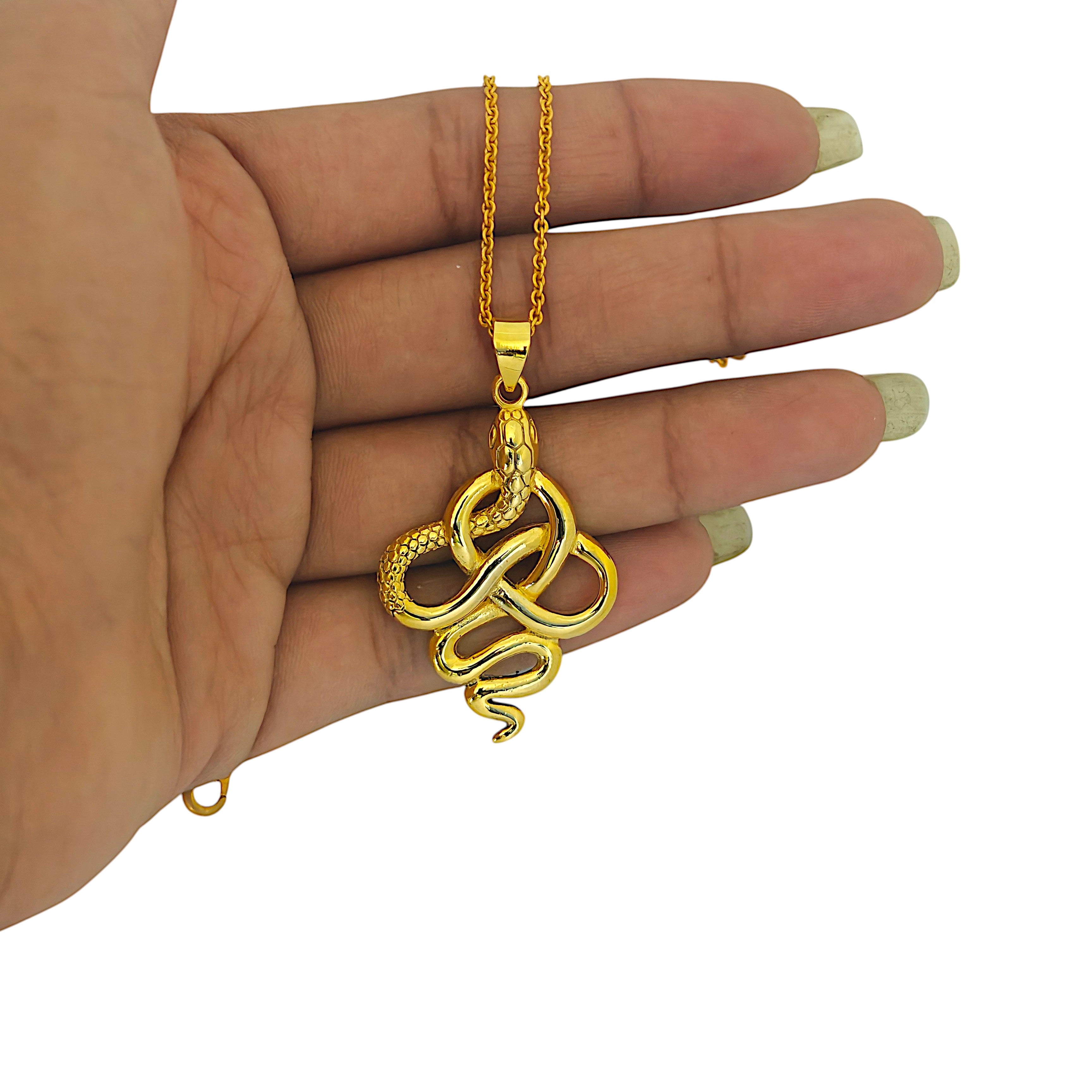 Infinity Serpent Necklace