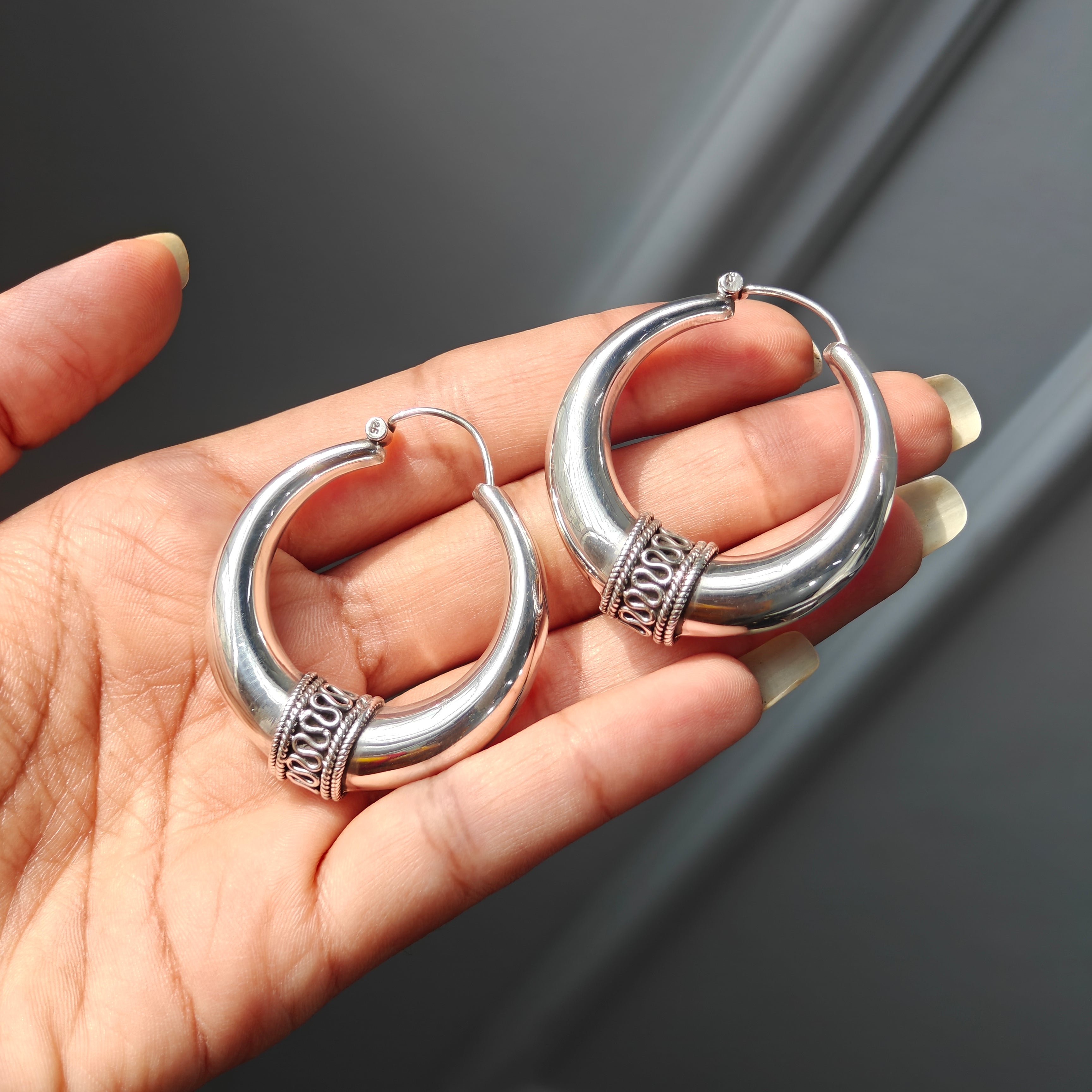 Bold Tribal Hoops