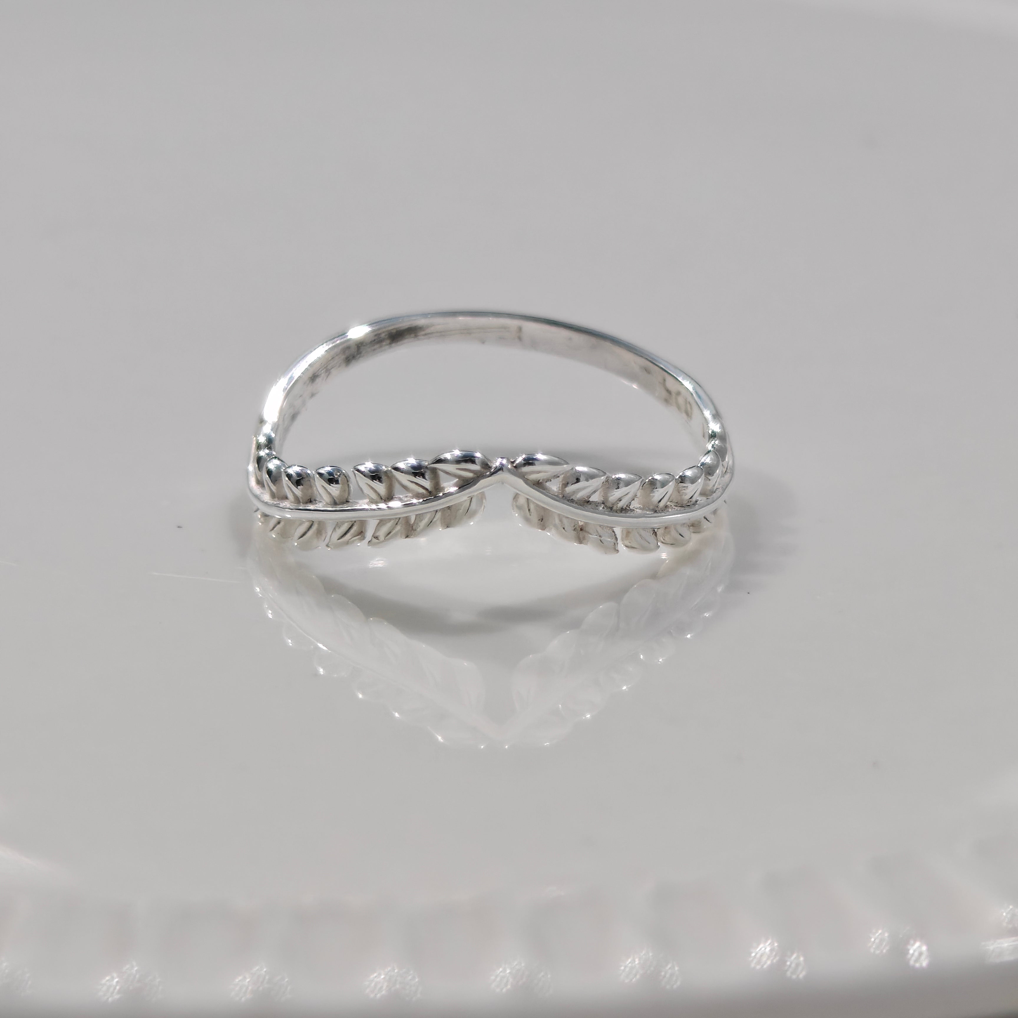 Olive Leaf 925 Silver Ring ⭐