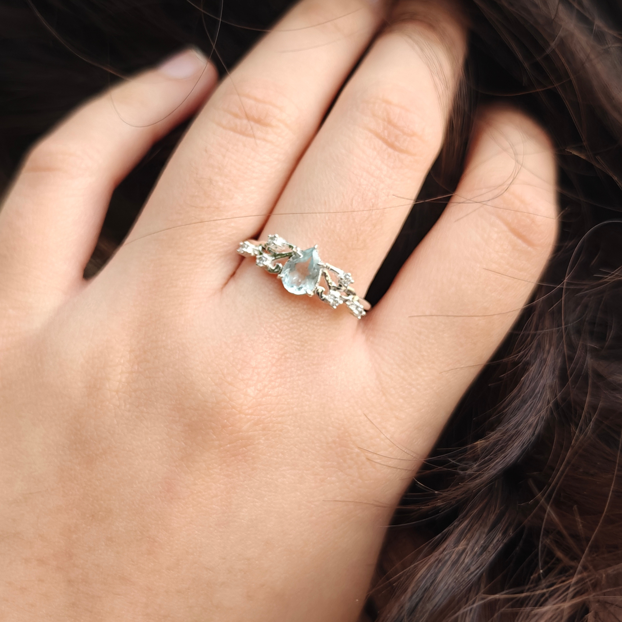 Celestia Bloom 925 Silver Ring