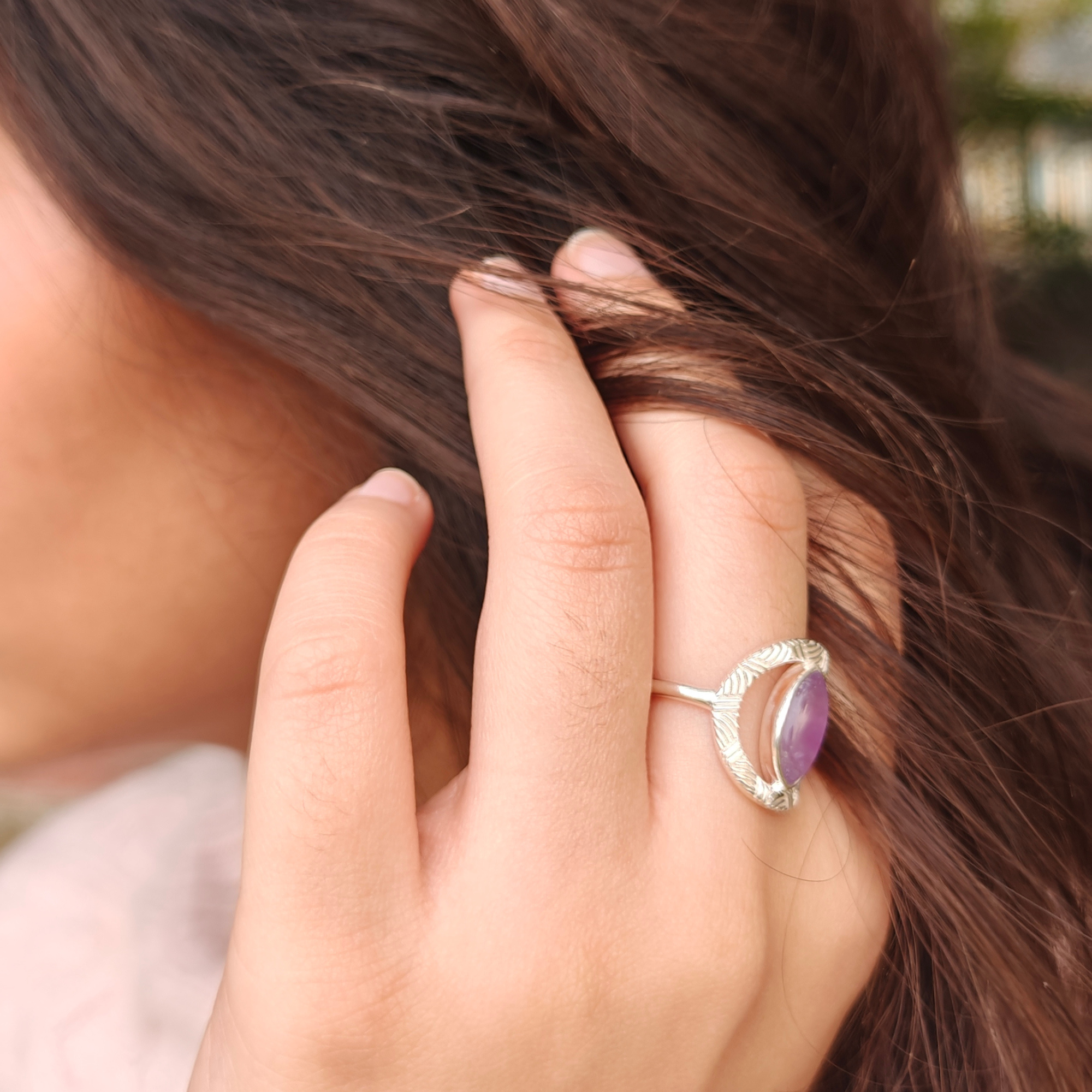 Mystic Aura 925 Silver Ring