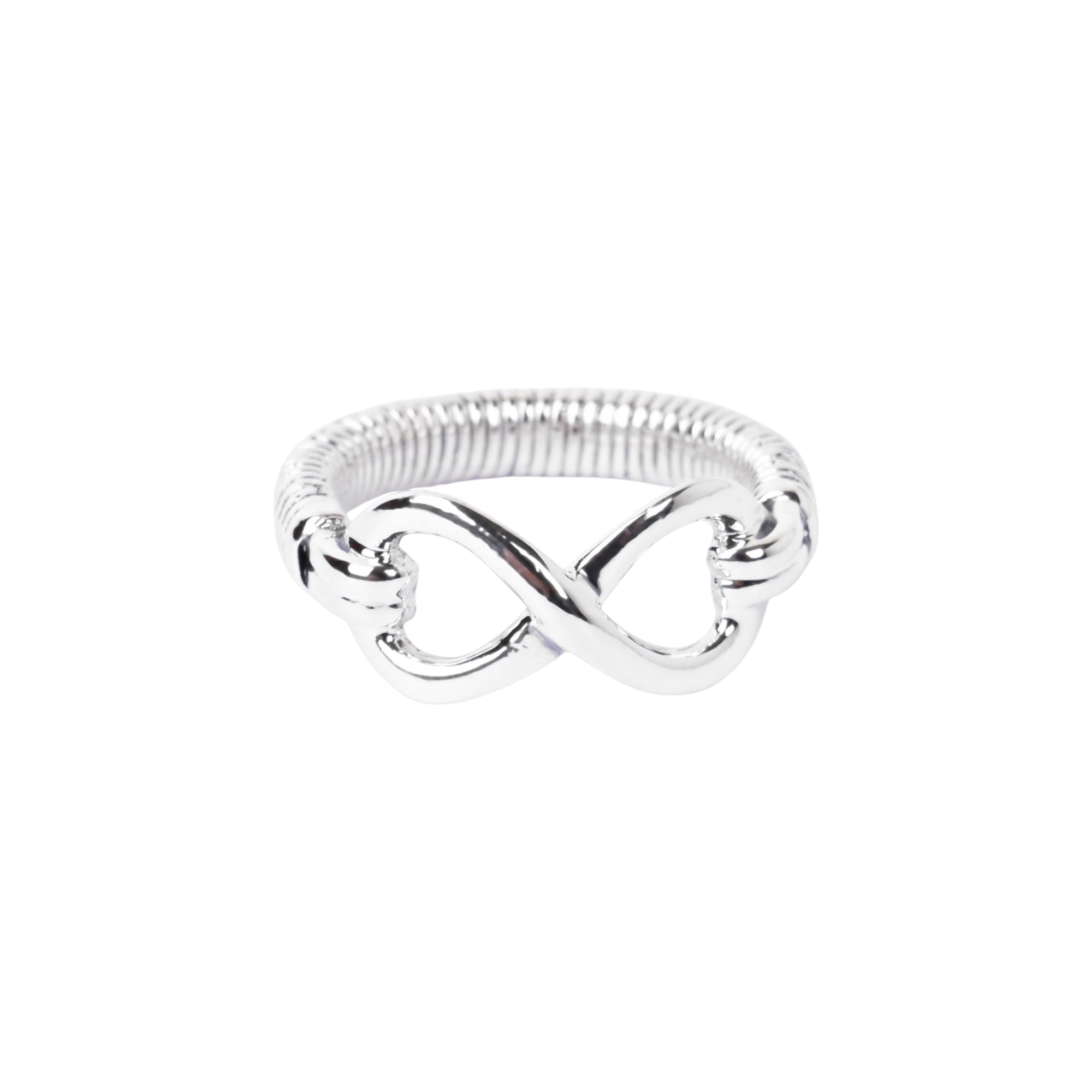 Eternal Love Infinity Ring 999 silver plated