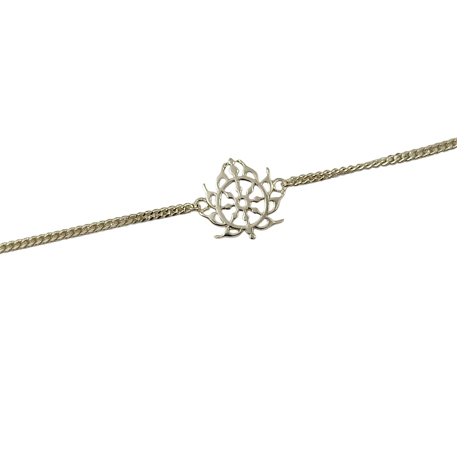 Women Sudarshan Chakra Bracelet in 999 Pure Silver Plating