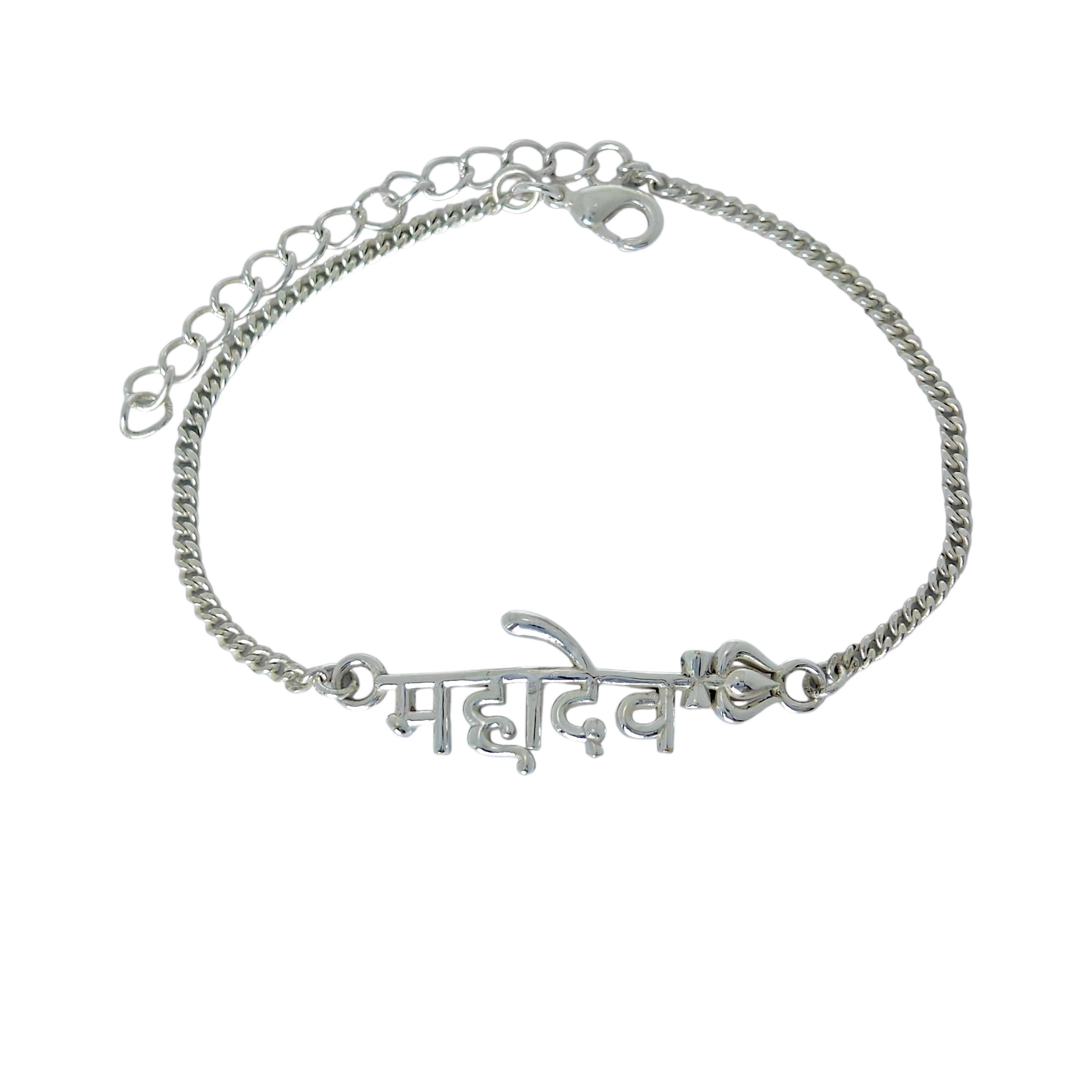 Mahadev Women’s Bracelet in 999 Pure Silver Plating