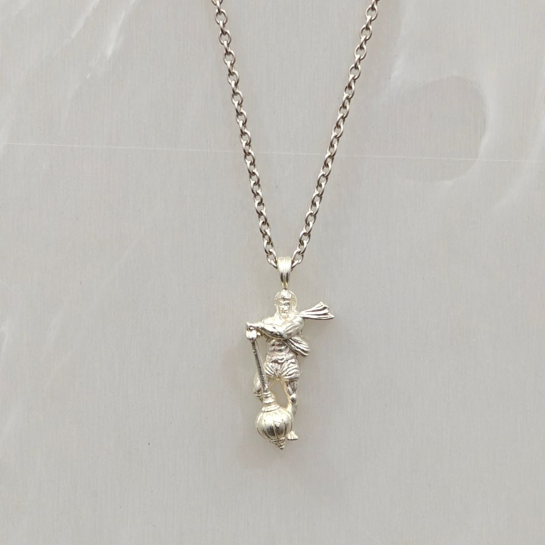 Gada Dhaari Necklace with 999 Pure Silver Coating