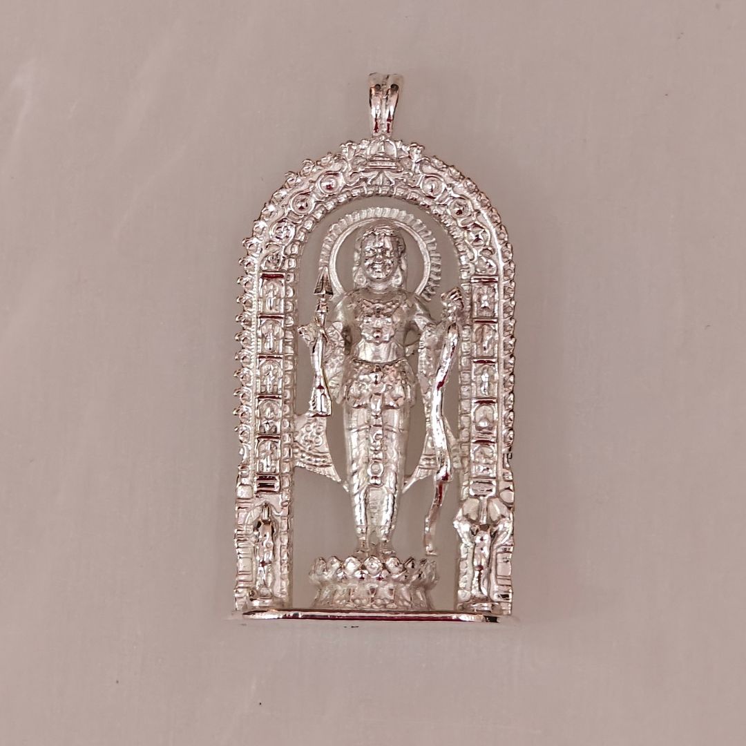 Shri Ram Dham Pendant with 999 Pure Silver Coating
