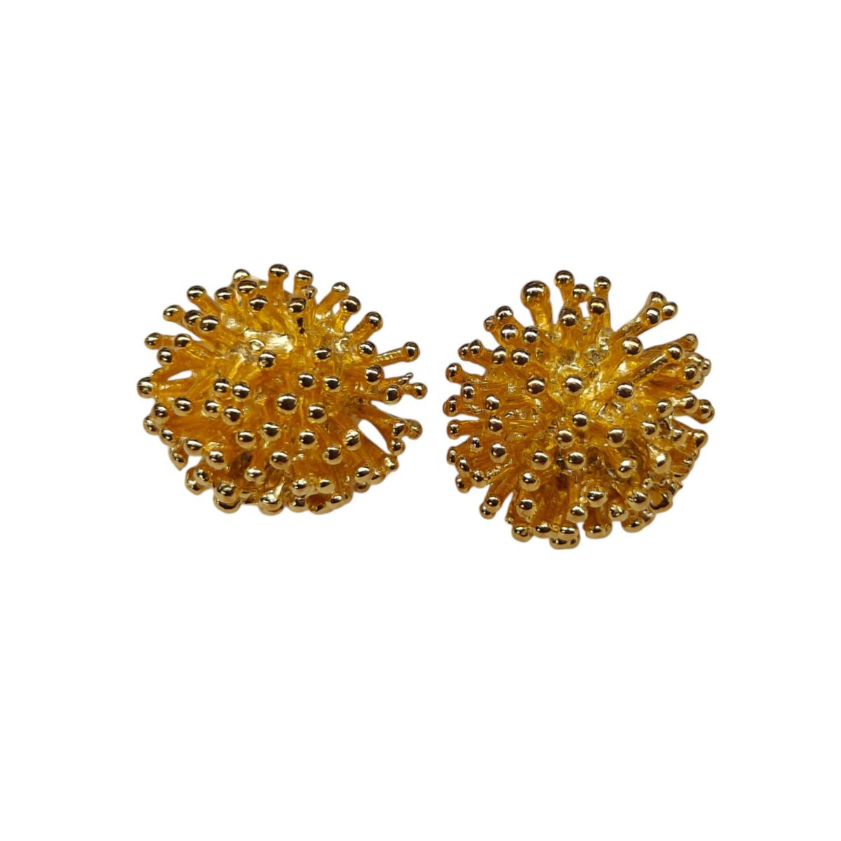 Golden Fireburst Studs – 18k Gold Plated