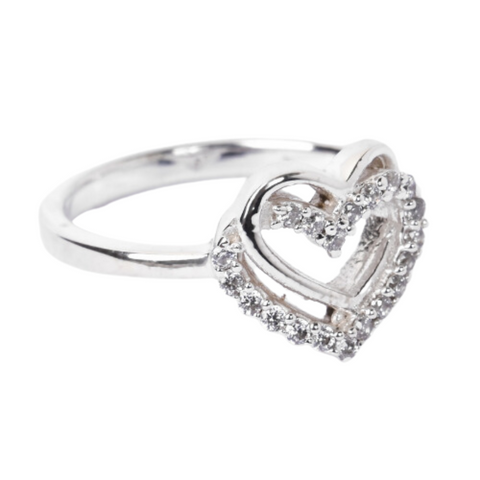 Twin Heart Ring