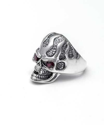 Fiery Skull Ring