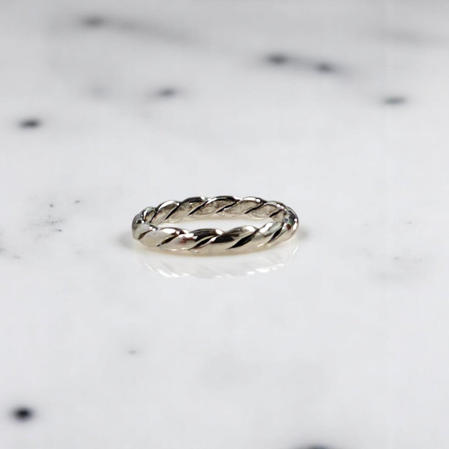 Twisted Harmony Ring in 92.5 Silver