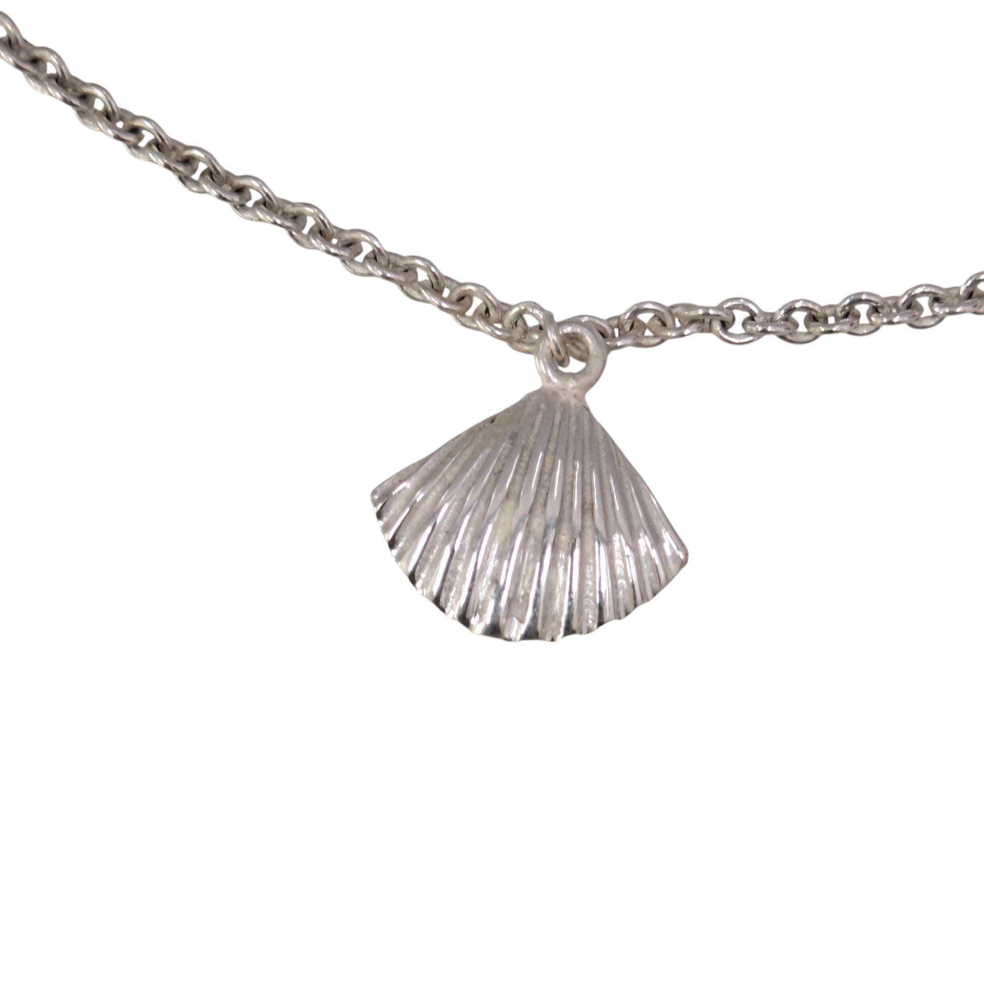 Shell Anklet with 999 Pure Silver Plating