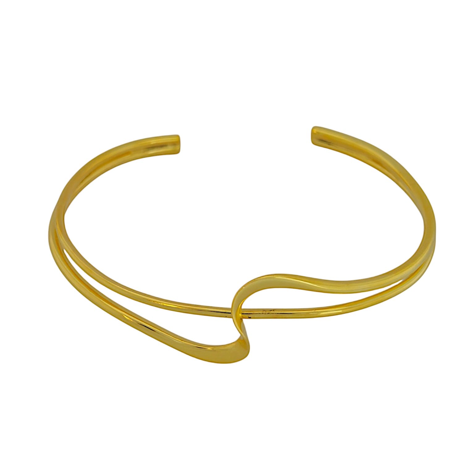 Flow Cuff with 18k Gold Plating