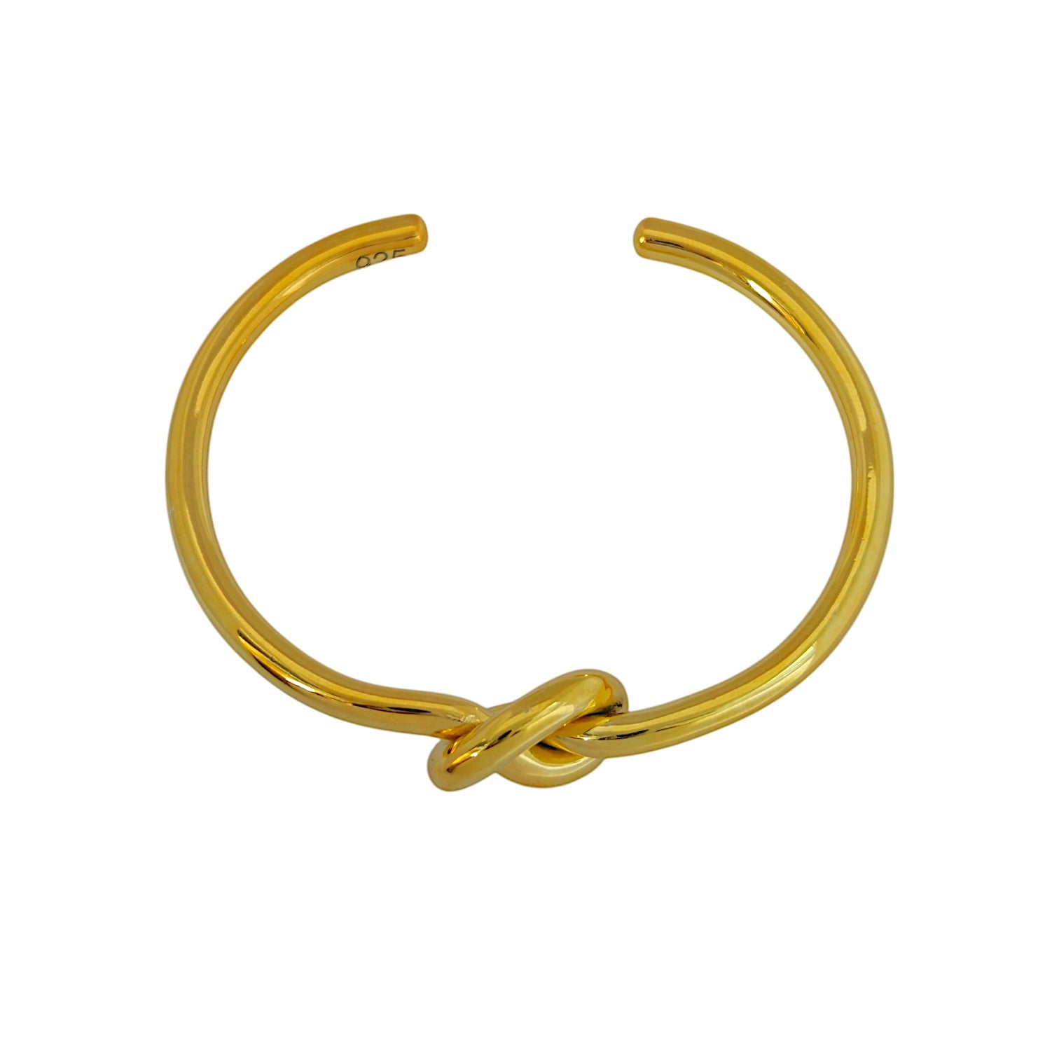 Single Knot Cuff in 18K Gold Plating