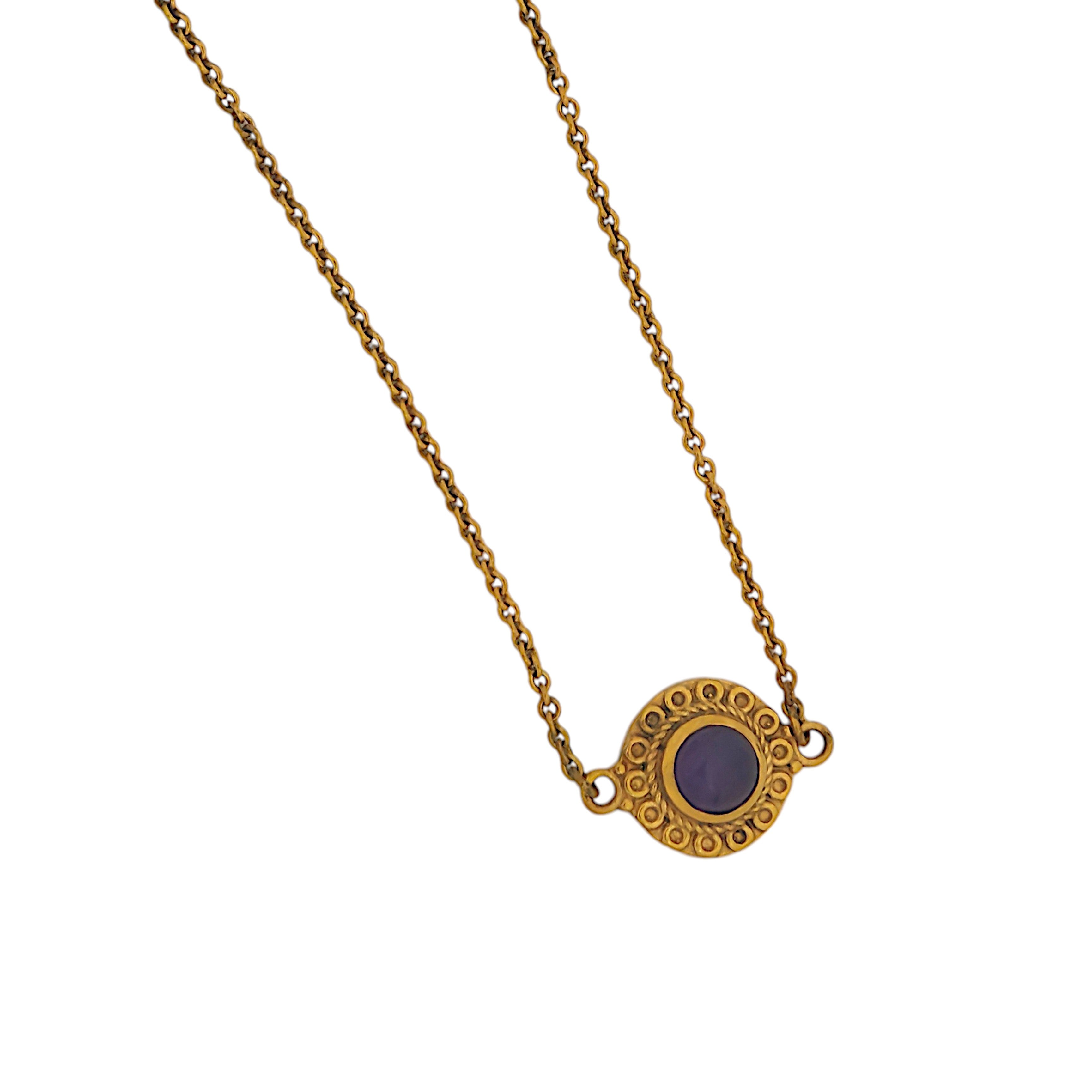 Royal Amethyst Bracelet in 18k Gold Plating