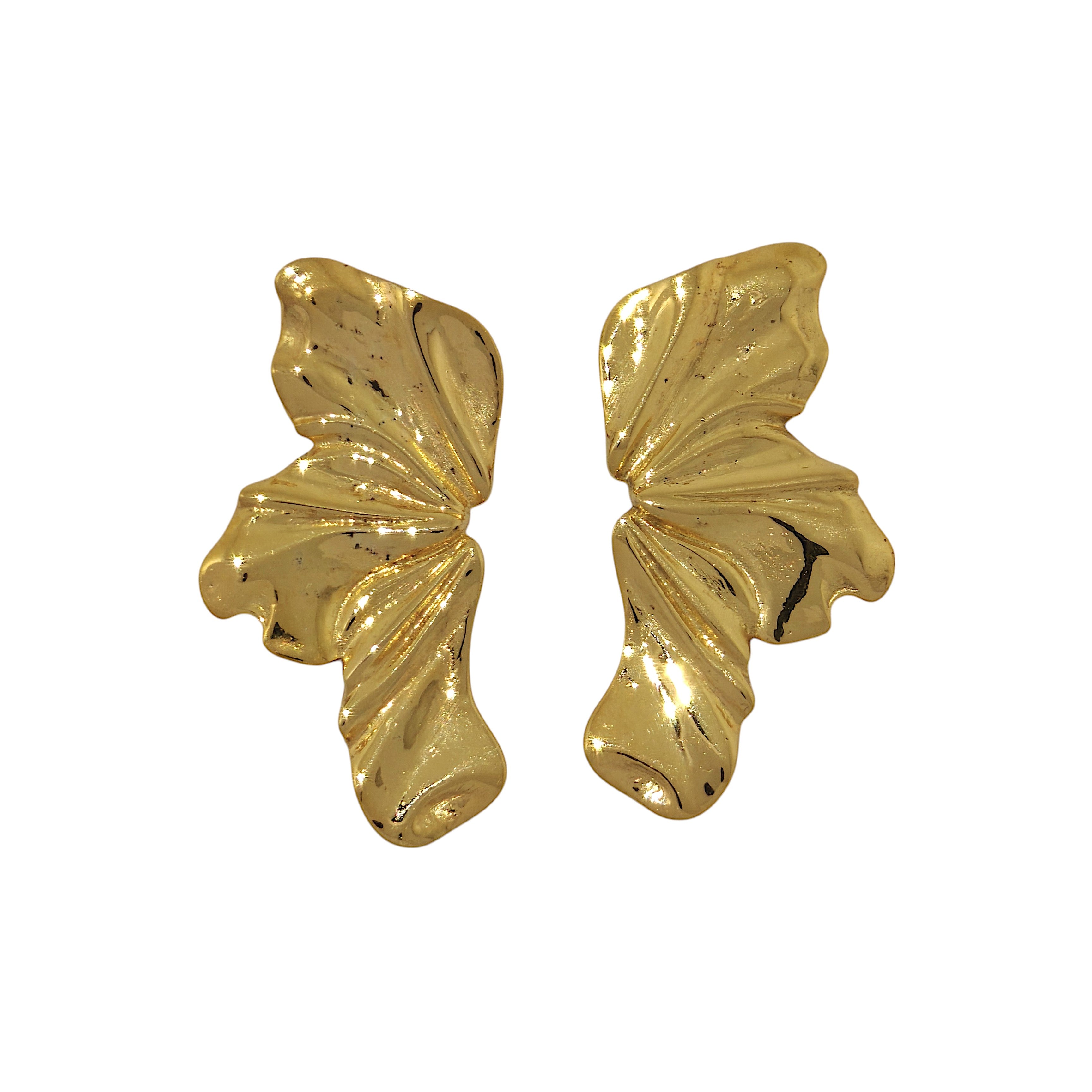 Golden Wings Earrings in 18k Gold Plating