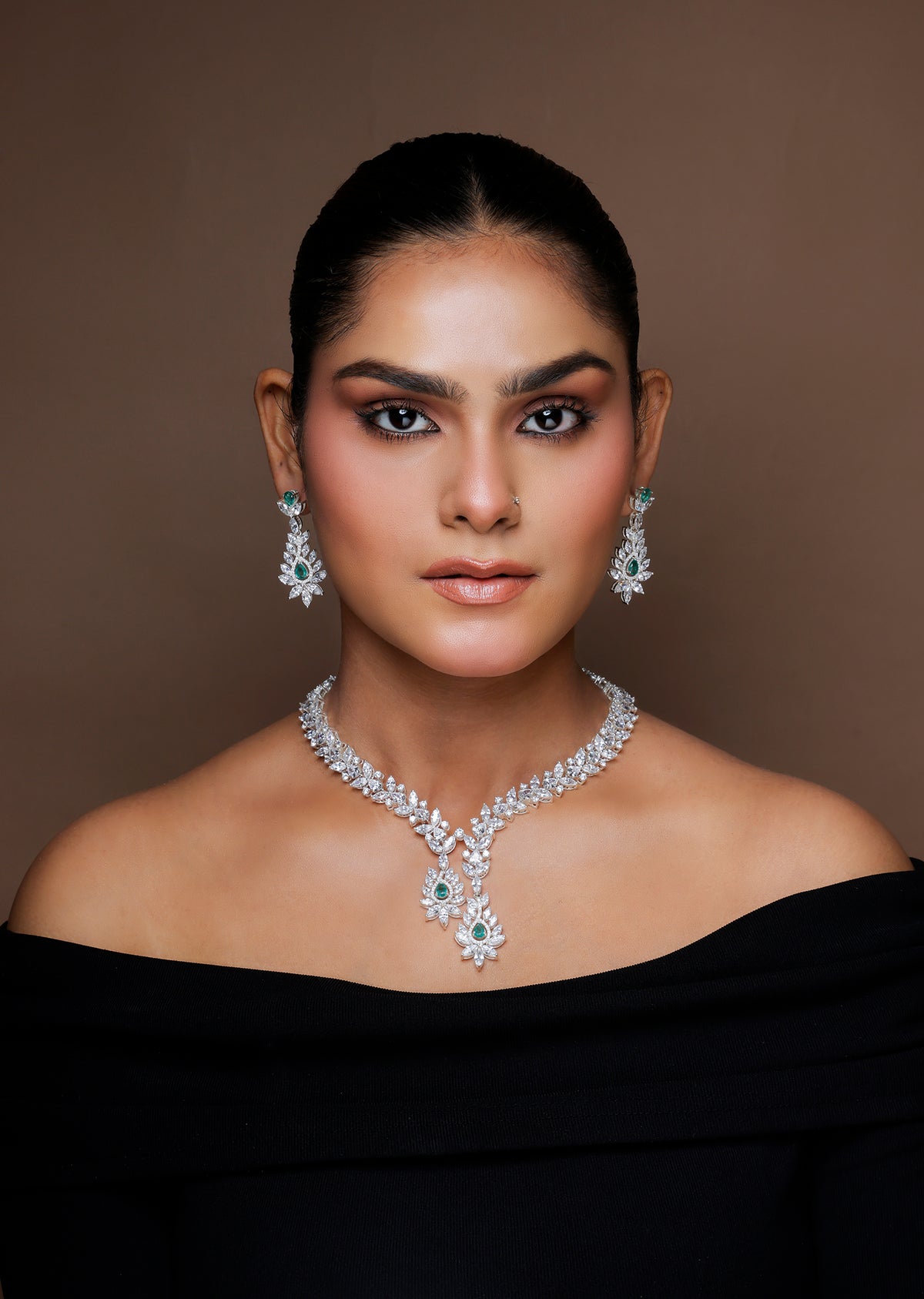 The Emerald Fleur Necklace