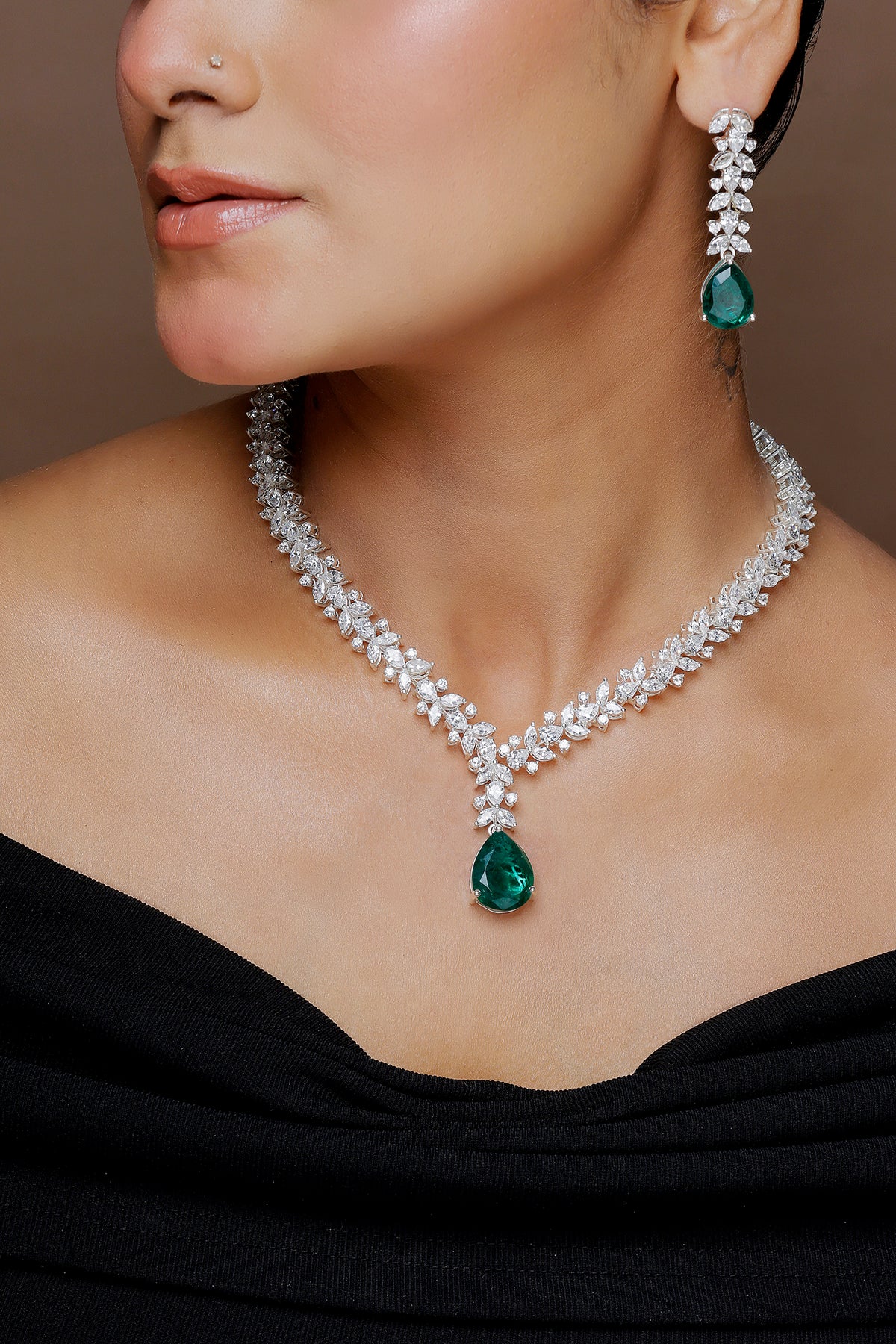 The Emerald Cascade Necklace
