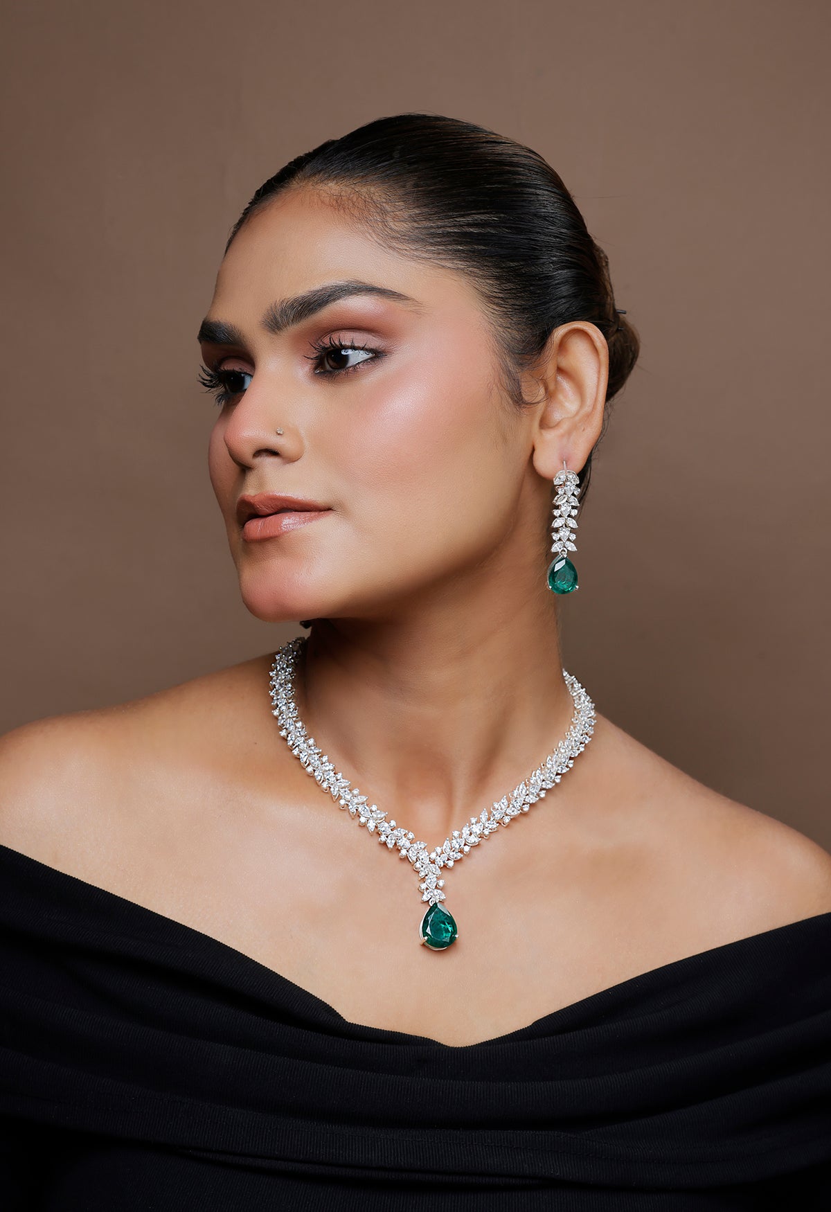 The Emerald Cascade Necklace