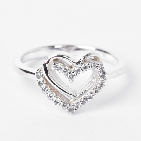 Twin Heart Ring