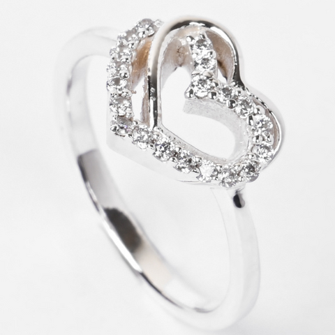 Twin Heart Ring