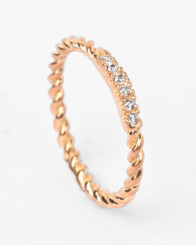 Twisted Brilliance Ring