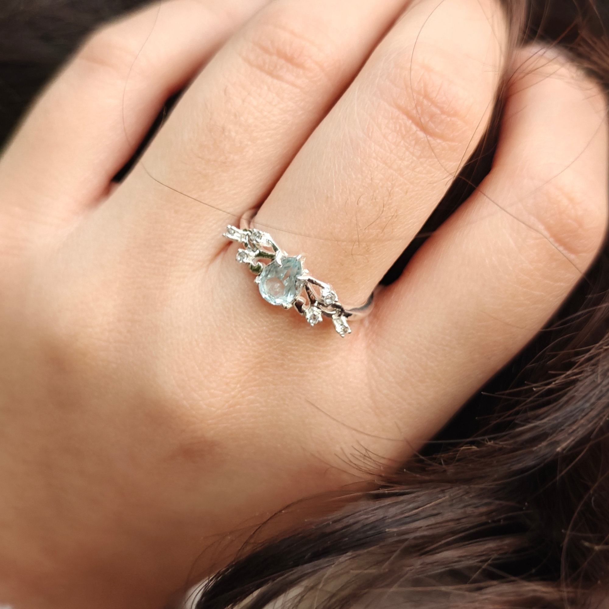 Celestia Bloom 925 Silver Ring
