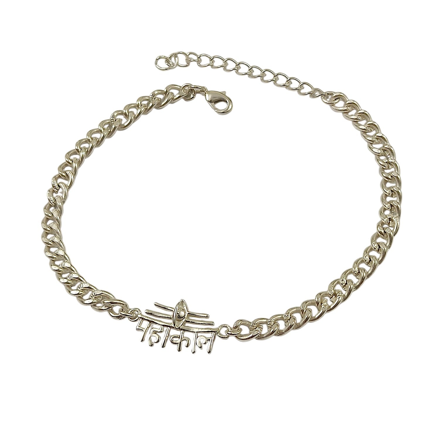 Couple Mahakal Bracelet in 999 Pure Silver Plating