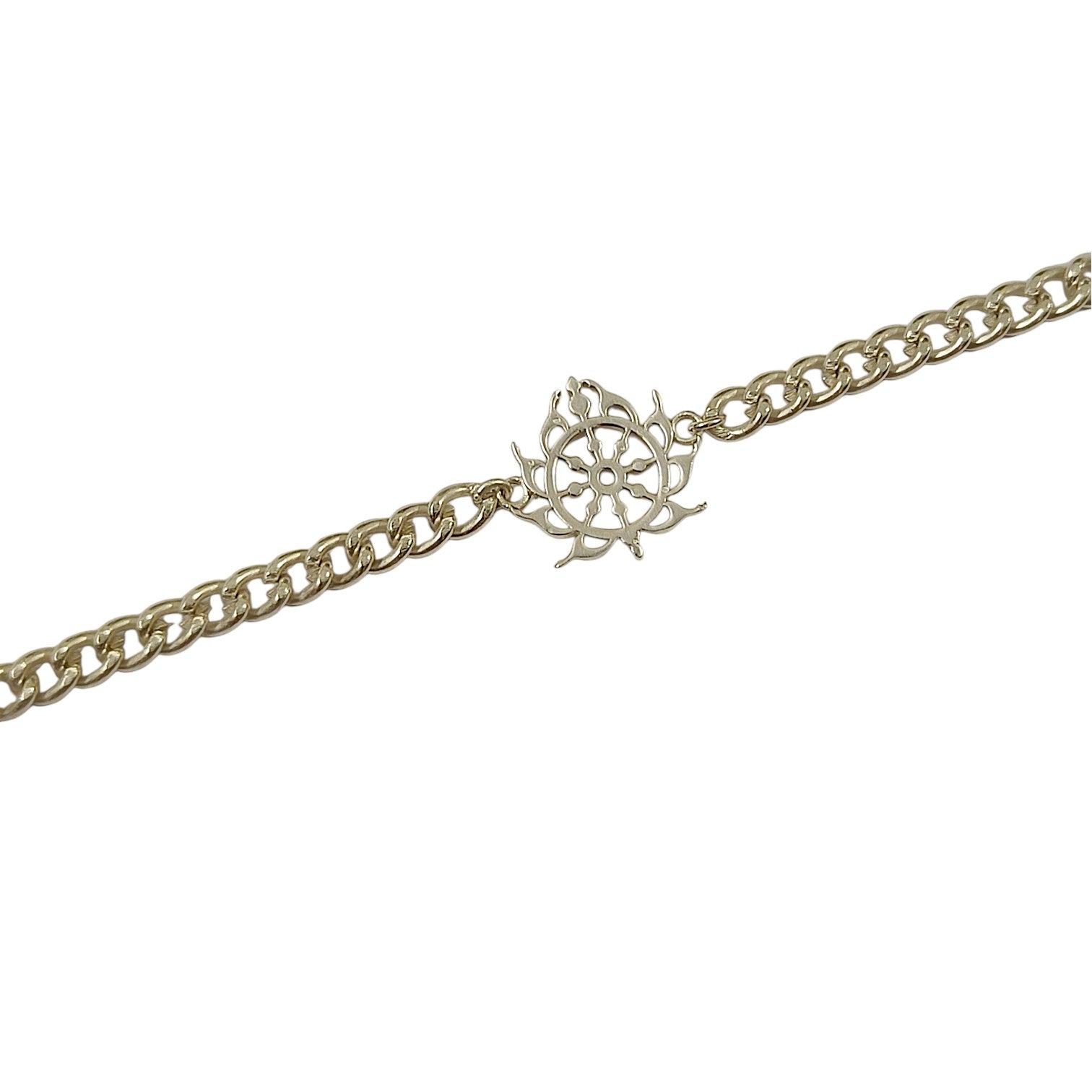 Men’s Sudarshan Chakra Bracelet in 999 Pure Silver Plating