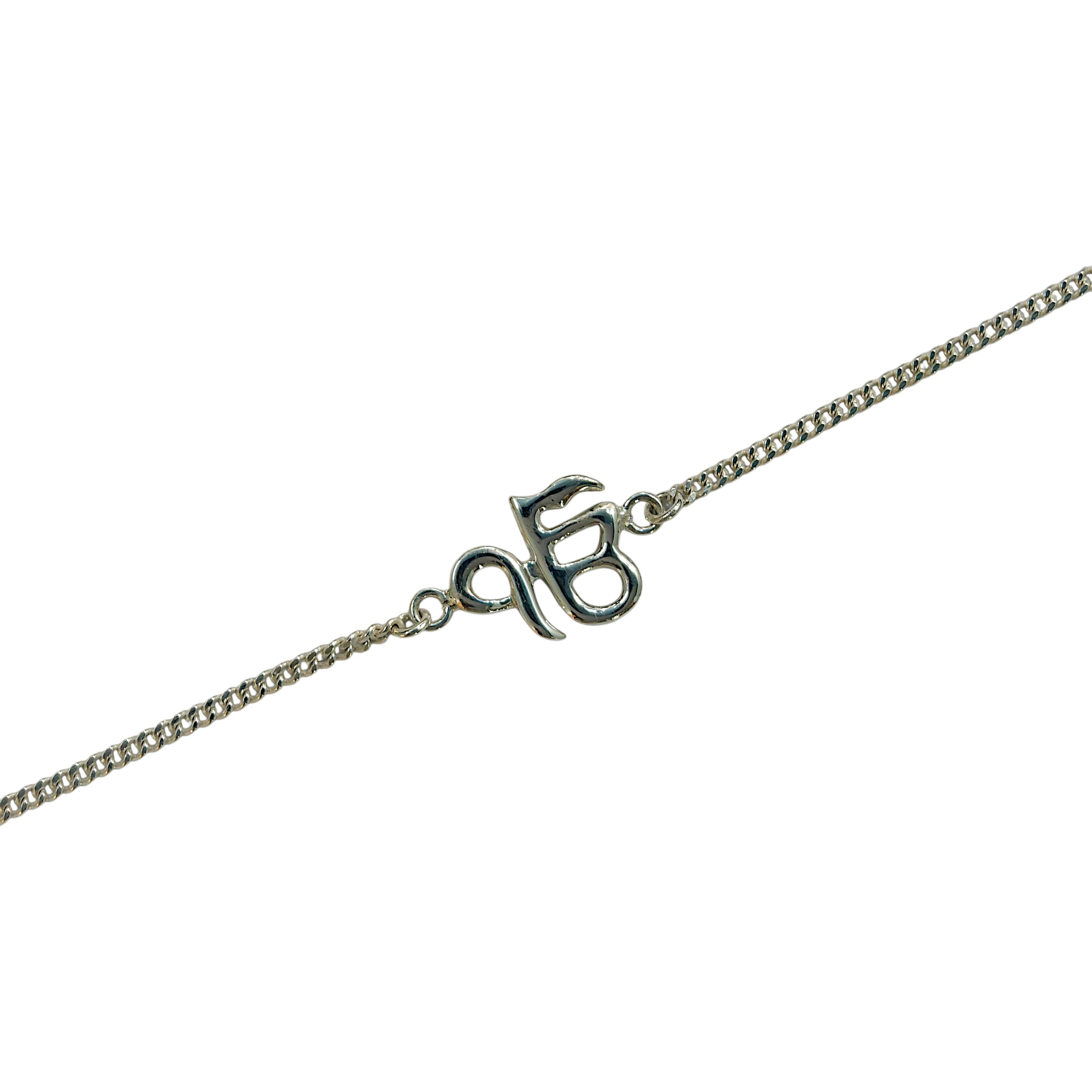 Women Ek Onkar Bracelet in 999 Pure Silver Plating
