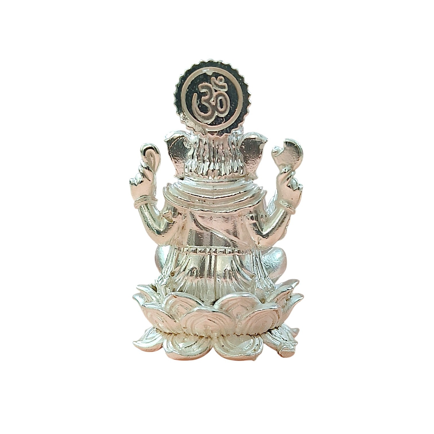 Mini Ganesh Ji Murti in 999 Pure Silver Plating