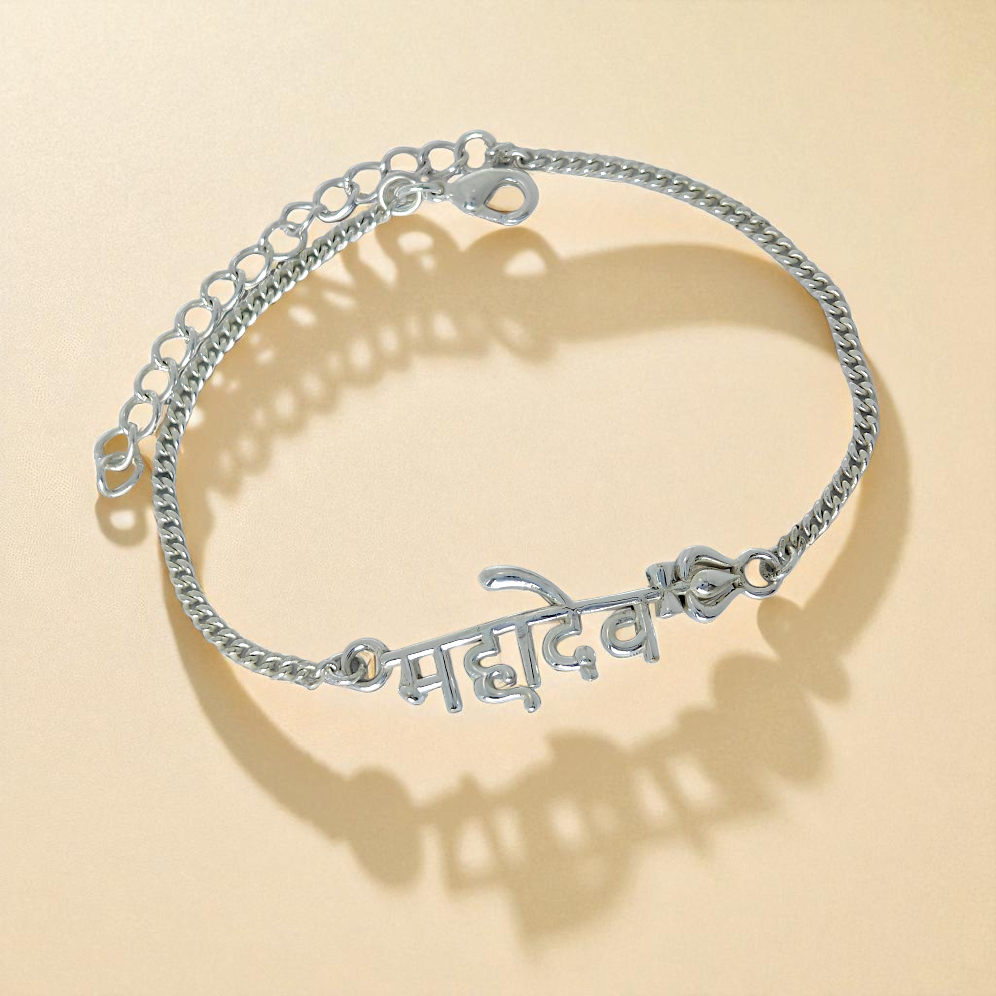 Mahadev Women’s Bracelet in 999 Pure Silver Plating