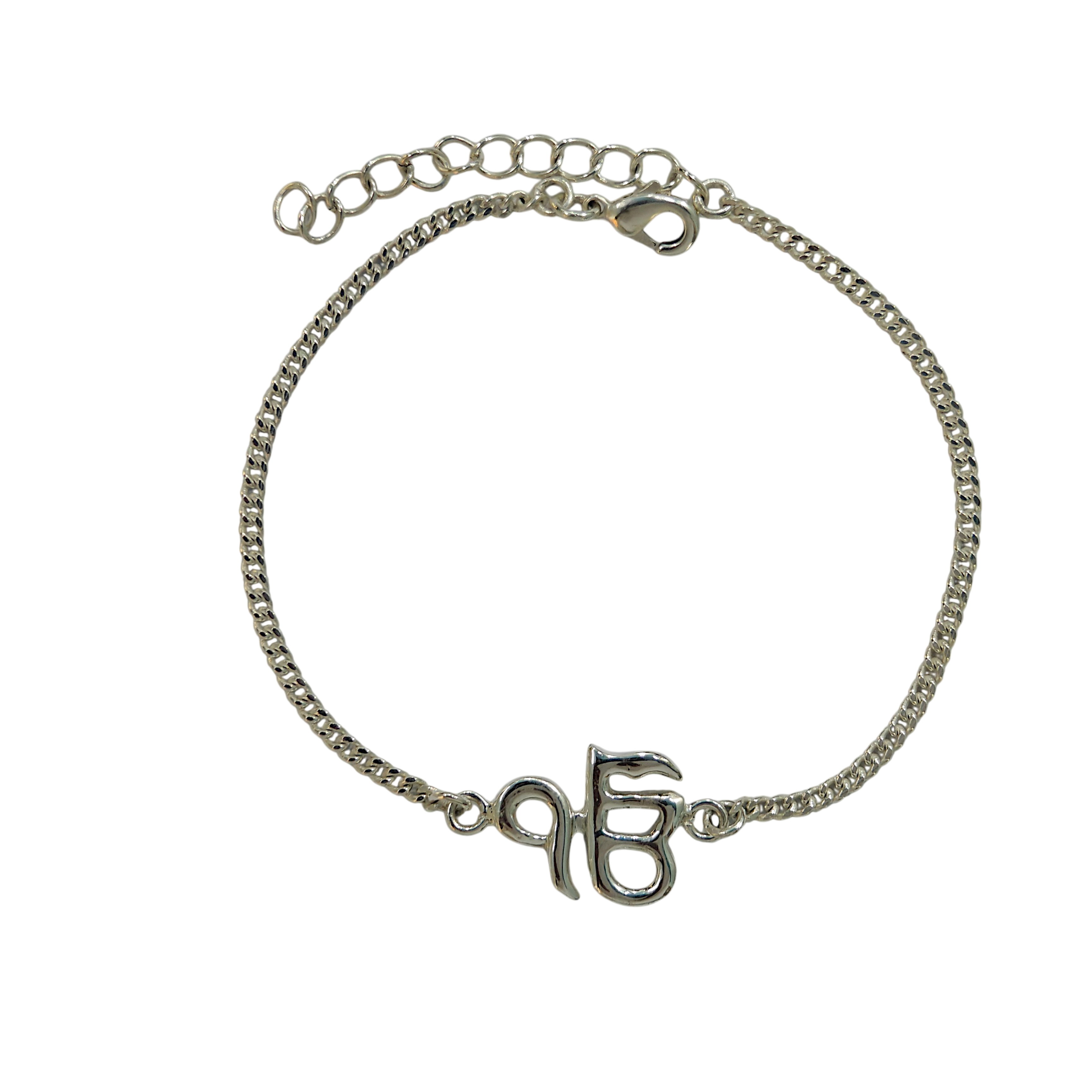 Couple Ek Onkar Set in 999 Pure Silver Plating